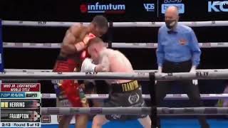 Jamel Herring vs Carl Frampton Full Fight Knockout Highlights 2 [upl. by Cataldo]