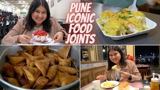 Pune Street Food Iconic Joints  Samosa Sandwich Irani Cafe amp More [upl. by Malamud]