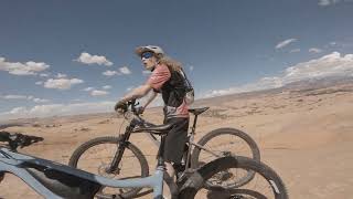 SLICKROCK Trail in Moab Utah 3 average MTB riders experience and perspective [upl. by Eellek]