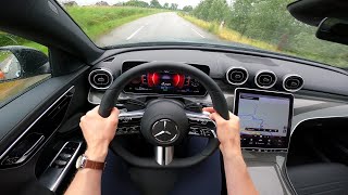 2022 Mercedes C Class 204hp  POV Test Drive [upl. by Joselyn208]