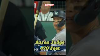 Aaron Judge 470 feet mlb baseballhighlights [upl. by Cirle]