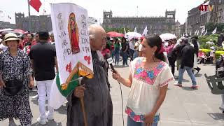 Testimonios de los asistentes 6ºInforme AMLO [upl. by Ateval]