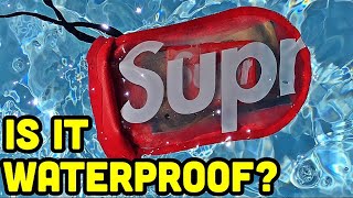 SUPREME SEALLINE POUCH WATERPROOF TEST 💦💦 [upl. by Burrell268]