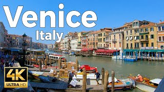 Venice Italy Walking Tour 4k Ultra HD 60fps – With Captions [upl. by Sturrock]