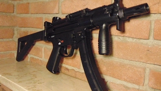 Heckler amp Koch MP5 KPDW CO2 Kal 45mm Stahl BB  Review und Schusstest [upl. by Maje]