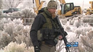 Idaho Three Percenters show up at Malheur Refuge [upl. by Deegan]