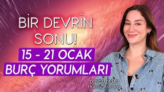 BİR DEVRİN SONU  15  21 Ocak Burç Yorumları  Astroloji Gurusu [upl. by Kala]