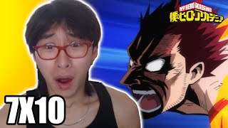 ENDEAVOR VS ALL FOR ONE My Hero Academia 7x10 REACTION [upl. by Inverson]