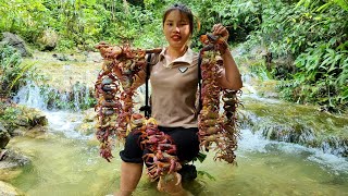 Harvest bananasgo to the forest to bowl stone crabsbring them to the market to sell Chuc thi Duong [upl. by Fleeman]