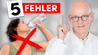 5 Fehler beim Wasser trinken Das sollten Sie beachten wichtig [upl. by Avat]