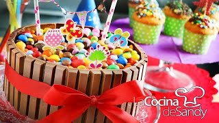 Torta de Cumpleaños de mampm y KitKat en recetas faciles para niños [upl. by Iran]