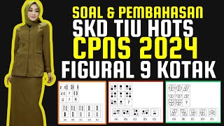 Soal amp Pembahasan Lengkap SKD TIU CPNS 2024 FIGURAL 9 KOTAK Part4 [upl. by Boak]