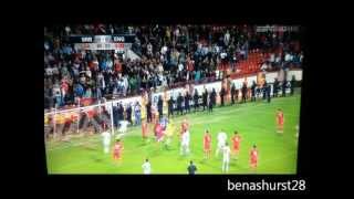 England v Serbia U21s Fight [upl. by Nanam]