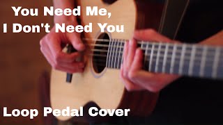 Ed Sheeran  You Need Me I Dont Need You Loop Pedal Cover  by Cameron Halberg [upl. by Reh]