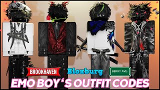 New 2024 Boy Outfits Code For Brookhaven And Berry Avenue  Roblox Brookhaven Boys Outfit Codes [upl. by Ylebmik751]