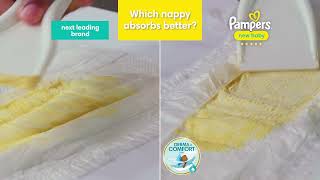 Pampers New Baby DermaComfort Layer Demo [upl. by Nsaj]