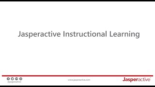 Jasperactive Instructional Learning [upl. by Sama161]