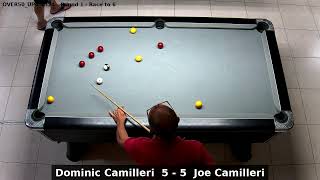 Dominic Camilleri vs Joe Camilleri  OVER50UP42324  Round 1 [upl. by Ayhdnas]