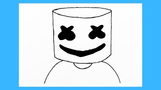 How to Draw MARSHMELLO [upl. by Nimsaj]