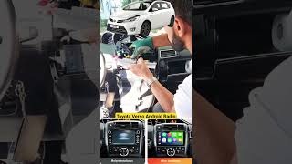 Toyota verso android radio installation Part1 [upl. by Ahsenahs]