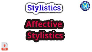 Affective Stylistics [upl. by Annawoj]