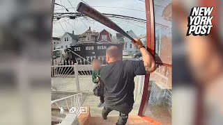 EXTENDED VIDEO Porch pirate caught on video stealing packages from Queens home [upl. by Gianni]