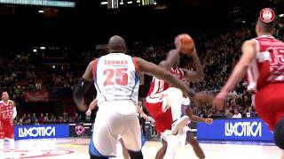 EA7 Olimpia Milano  Cantù Highlights [upl. by Penni81]