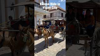 Kalesa Ride in Vigan Philippines  Historic City of Vigan [upl. by Titos]