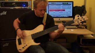 MLP Tamas Barabas Signature Fretless 5 Djabe  Clouds Dance [upl. by Nailil]