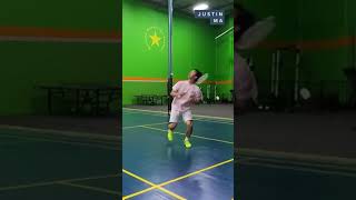 How Good Is Your Badminton Backhand Technique 🔥 [upl. by Lerud]