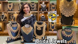 Bridal jewelry set wholesale in chennai  Cheapest amp Best Trendy Collections [upl. by Narod]