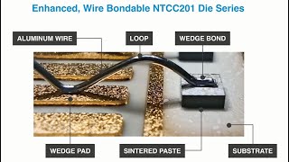 Vishay Enhanced Wire Bondable die NTCC201 Thermistors [upl. by Blithe]