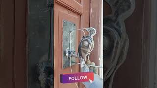 😎अब डोर घंटी की छुट्टी Door Knocker Welder Craftshorts diy lonceng reels knockerball craft [upl. by Ayotl477]