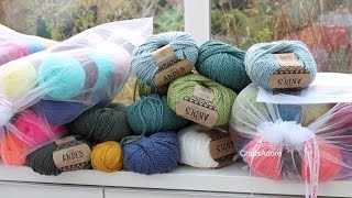 Wool Warehouse Yarn Haul  Stylecraft DK TOFT Drops Andes Attic24 Sunny Pack  February 2016 [upl. by Diana]