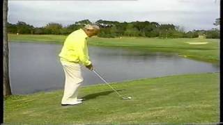 Arnold Palmer attempts the water shot [upl. by Vanthe574]