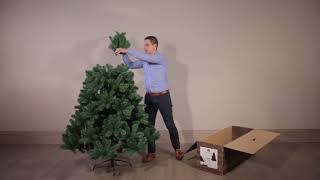 Everlands Christmas Tree Assembly Video [upl. by Tessil]