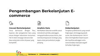 Pertemuan 5 Pengenalan E commerce pdf [upl. by Nuavahs740]