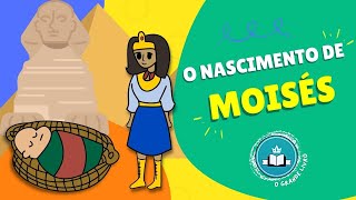 História Bíblica Para Crianças O NASCIMENTO DE MOISÉS Você tem um propósito [upl. by Alrich]