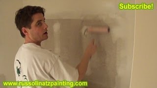 Apply Zinsser Gardz PrimerSealer to New Drywall  Drywall repair and protection Par 2 [upl. by Lamarre]