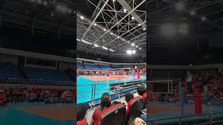 1st set for Cignal HD Spikers in the battle of the titans volleyball spikersturf [upl. by Jadwiga]