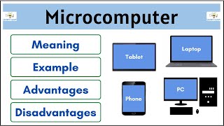 What is Microcomputer  Meaning  Advantages  Disadvantages [upl. by O'Shee]