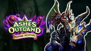 Teron Gorefiend  Trial by Felfire  Challenges  Hearthstone [upl. by Arras]