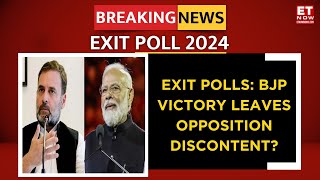 Exit Polls Indicating A Big BJP Win Leaving The Opposition Struggling To Accept  Lok Sabha Polls [upl. by Ahsoyem693]