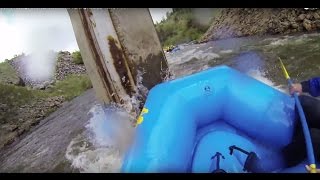 GoPro footage of Clear Creek River Rafting Accident on 6714 [upl. by Neddy]