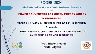 PCGEEI2024  Session 11 Prof Ritesh Keshri VNIT Nagpur [upl. by Standice]