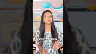 School teacher er birthday 😍 Shorts viral comedy [upl. by Kegan569]