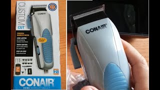 Unboxing the Conair Home Haircut Kit  Inexpensive and complete [upl. by Iahs]