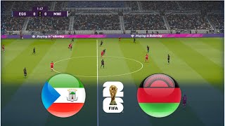 EQUATORIAL GUINEA vs MALAWI  FIFA WORLD CUP 2026 QUALIFIERS [upl. by Tom]