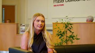 Meet Alice  CILEX Apprentice at Fraser Dawbarns LLP [upl. by Annaili784]