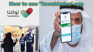 Tawakkalna How to use and Register in Tawakkalna App Saudi Arabia 2021 [upl. by Towers]